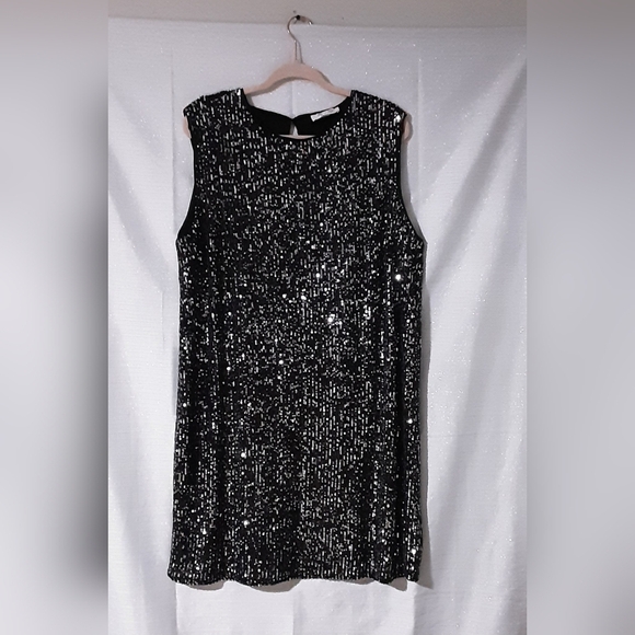 SHE & SKY Black Dress SIZE 2XL - Picture 3 of 11